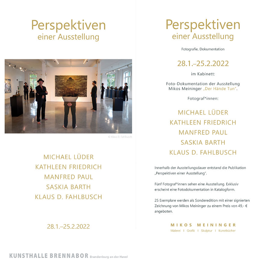 Kim Dotty Hachmann - Familienbetrieb - und im Kabinett das Fotoprojekt - Perspektiven einer Ausstellung -