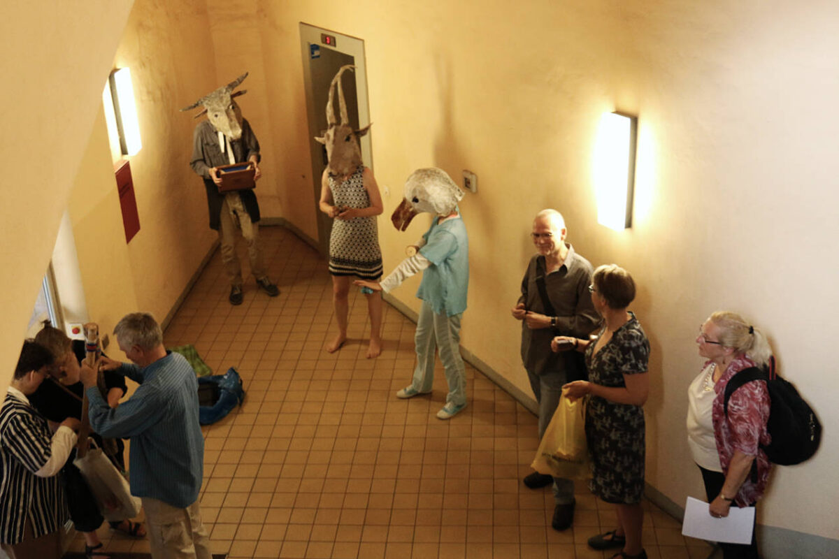 Aktion zum Erhalt der Kunsthalle Brennabor am 3. Juli 2015