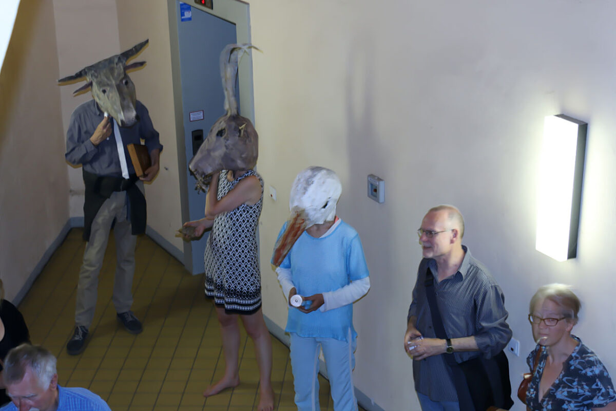 Aktion zum Erhalt der Kunsthalle Brennabor am 3. Juli 2015